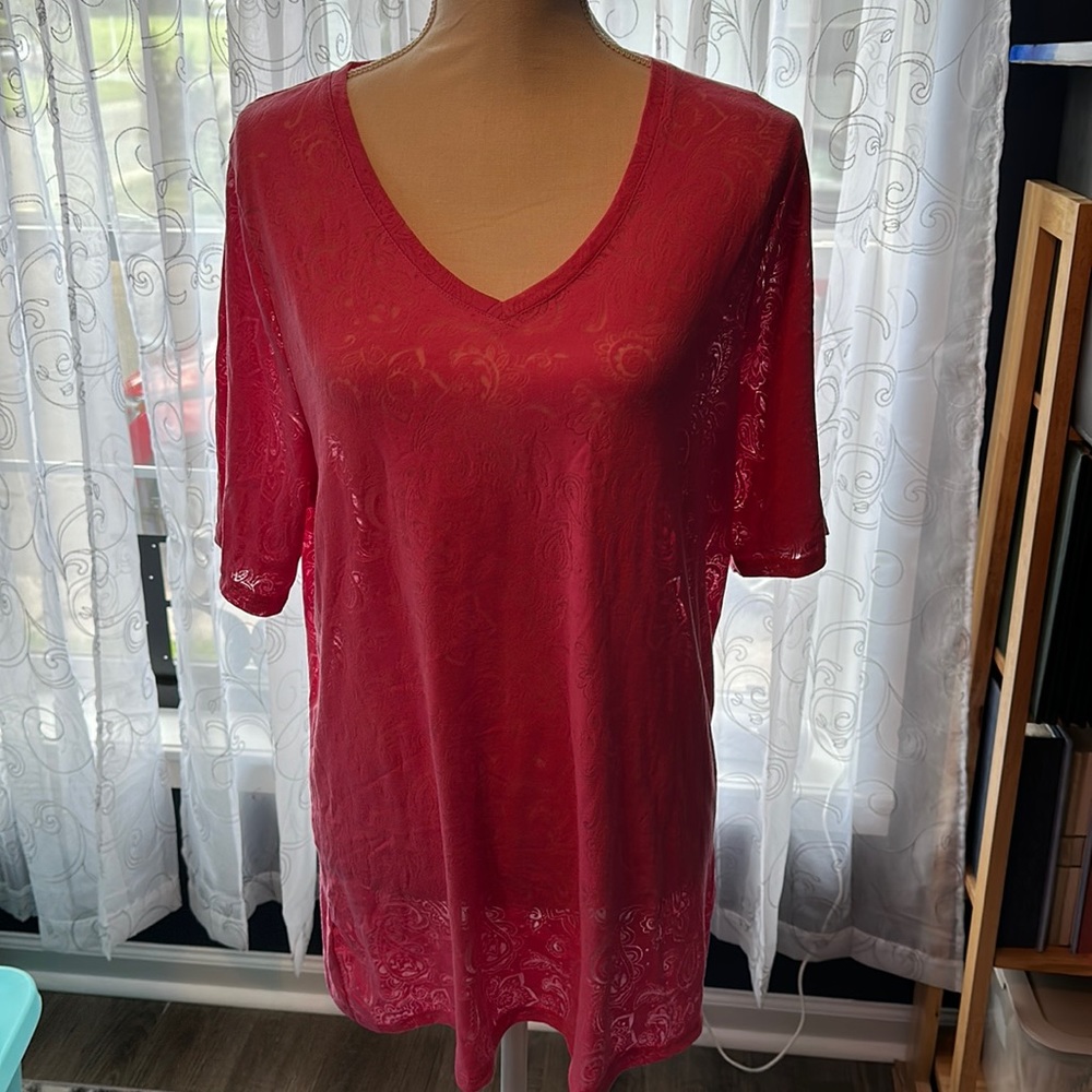 Lane Bryant Plus Short Sleeve Top 14/16